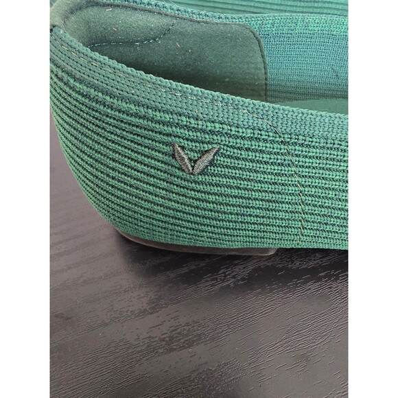 VIVAIA Margot Ballet Flats Square Toe Green Grass Women's Size 43 - Picture 2 of 7